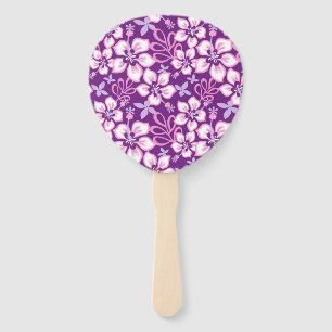 JUNGLE SURF (PURPLE COMBO) HAND FAN