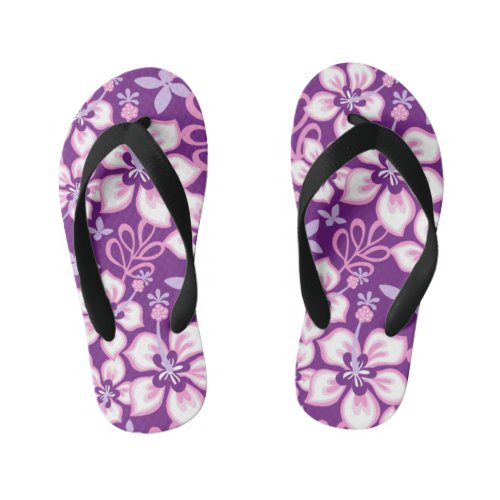 JUNGLE SURF PURPLE COMBO KIDS FLIP FLOPS