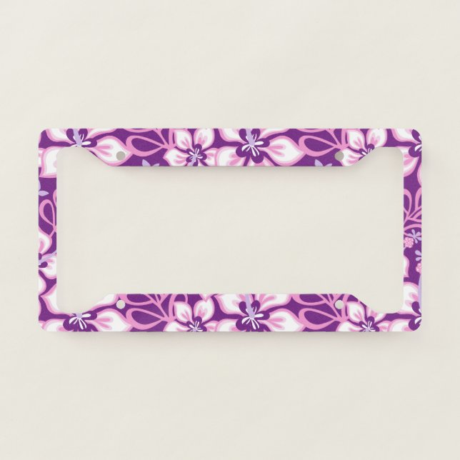 JUNGLE SURF (PURPLE COMBO) LICENSE PLATE FRAME (Front)