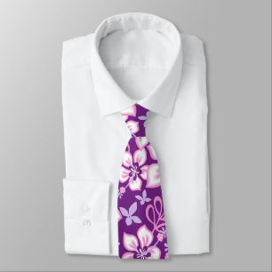 JUNGLE SURF (PURPLE COMBO) NECK TIE