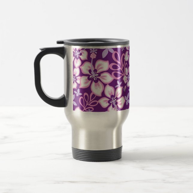 JUNGLE SURF (PURPLE COMBO) TRAVEL MUG (Left)