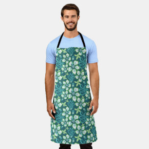 JUNGLE SURF (TEAL COMBO) APRON