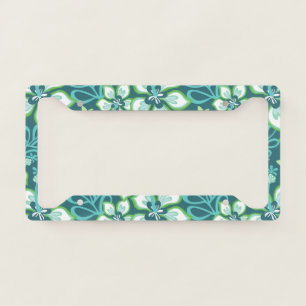 JUNGLE SURF (TEAL COMBO) LICENSE PLATE FRAME