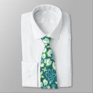 JUNGLE SURF (TEAL COMBO) NECK TIE
