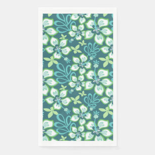 JUNGLE SURF (TEAL COMBO) PAPER GUEST TOWELS