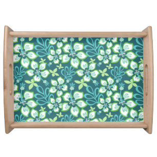 JUNGLE SURF (TEAL COMBO) SERVING TRAY