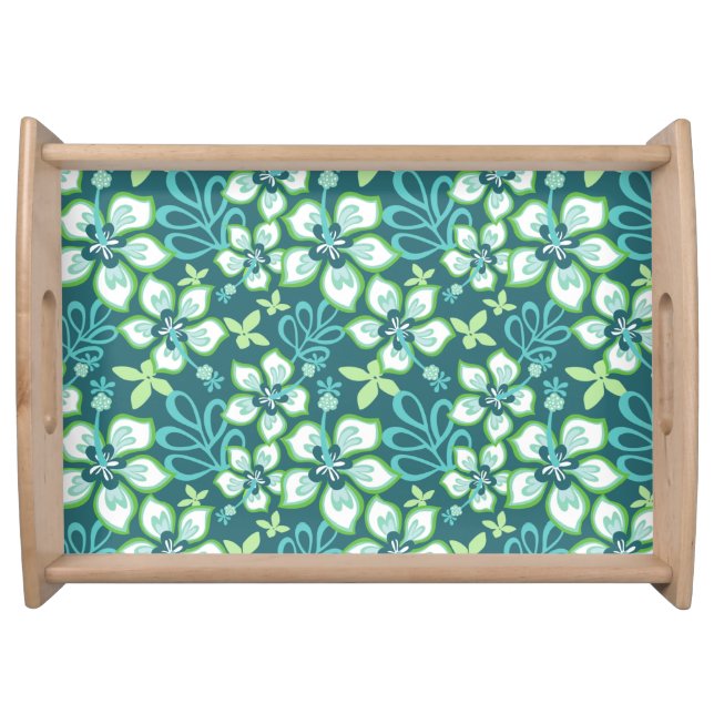 JUNGLE SURF (TEAL COMBO) SERVING TRAY (Front)