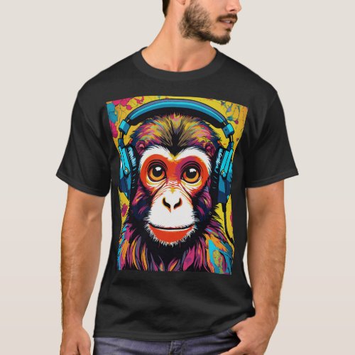 Jungle Swingers Playful Orangutan T_Shirt Designs