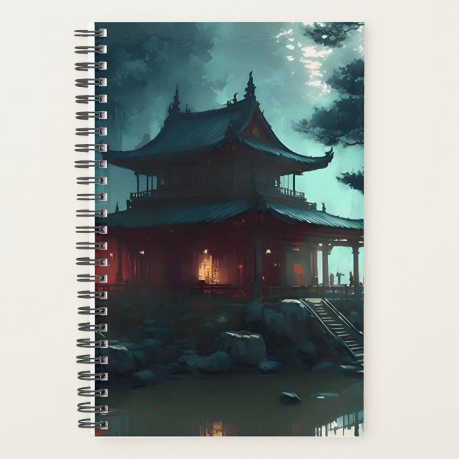 Jungle Temple Adventure – Book Cover Art Planner (Front)