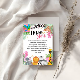 Jungle Thank You Card