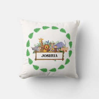 Jungle  throw pillow