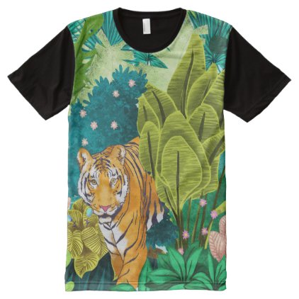 Jungle Tiger All-Over-Print Shirt