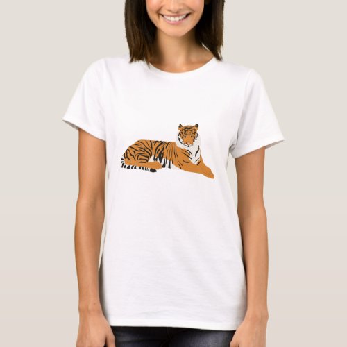Jungle Tiger Animal T_Shirt
