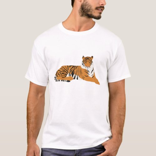 Jungle Tiger Animal  T_Shirt
