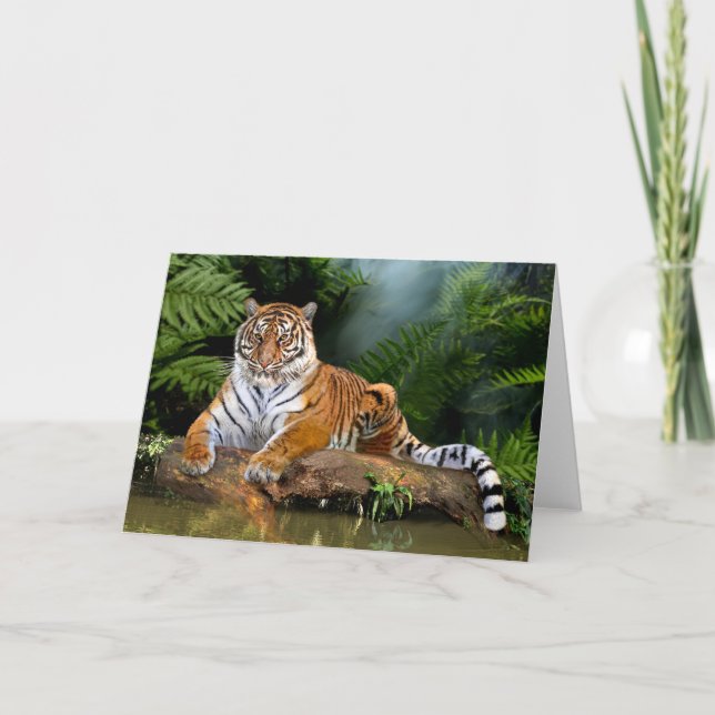 JUNGLE TIGER CARD (Front)