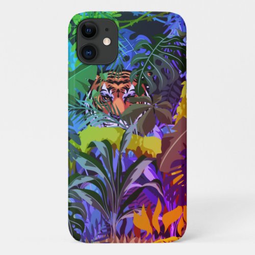 Jungle Tiger iPhone 11 Case