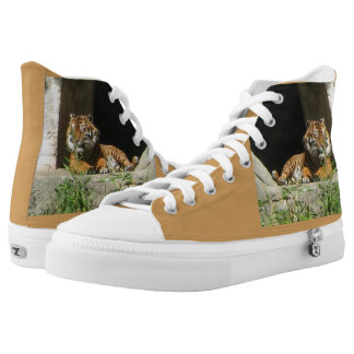 Tiger Canvas Shoes & Printed Shoes | Zazzle