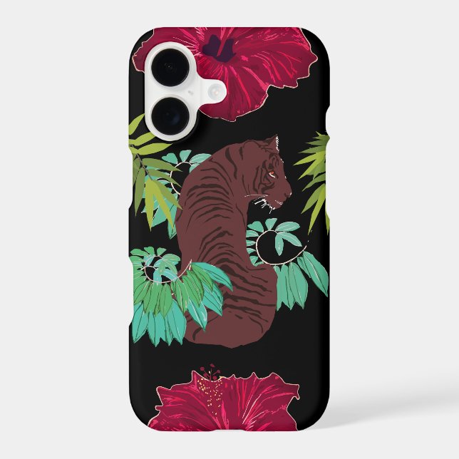 Jungle Tiger Iphone Case (Back)