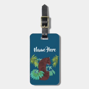 Jungle Tiger Luggage Tag