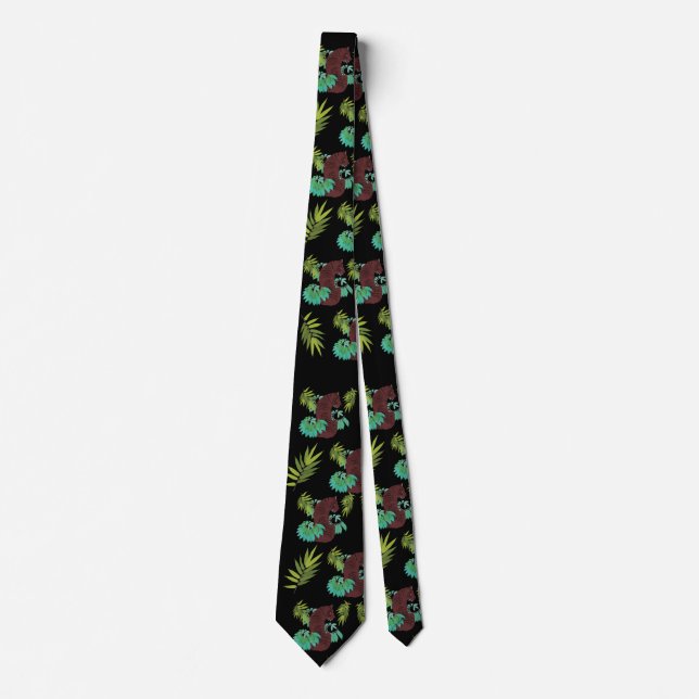 Jungle Tiger Neck Tie (Front)