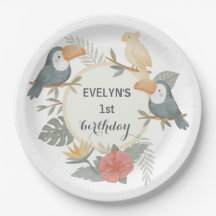 Jungle Toucan 1st Birthday Boho Party Baby Shower