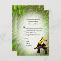 Jungle Toucans RSVP with Entree Selection