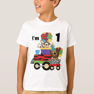 Jungle Train 1st Birthday T-shirts and Gifts