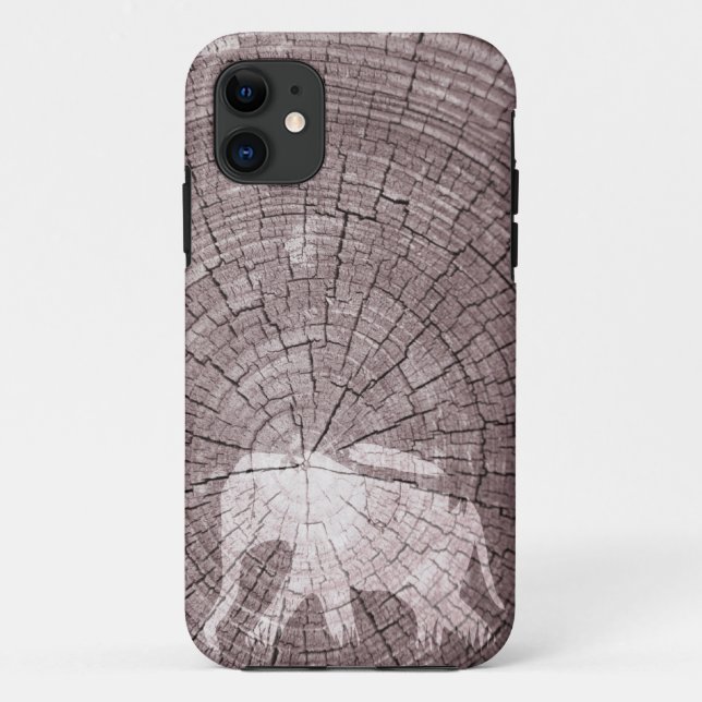 Jungle Walker Wooden Case-Mate iPhone Case (Back)