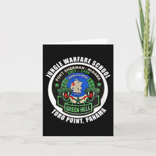 Jungle Warfare School Fort Sherman Toro Point Pana Card