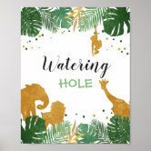 Funny Personalized Watering Hole Home Bar Sign Zazzle Com