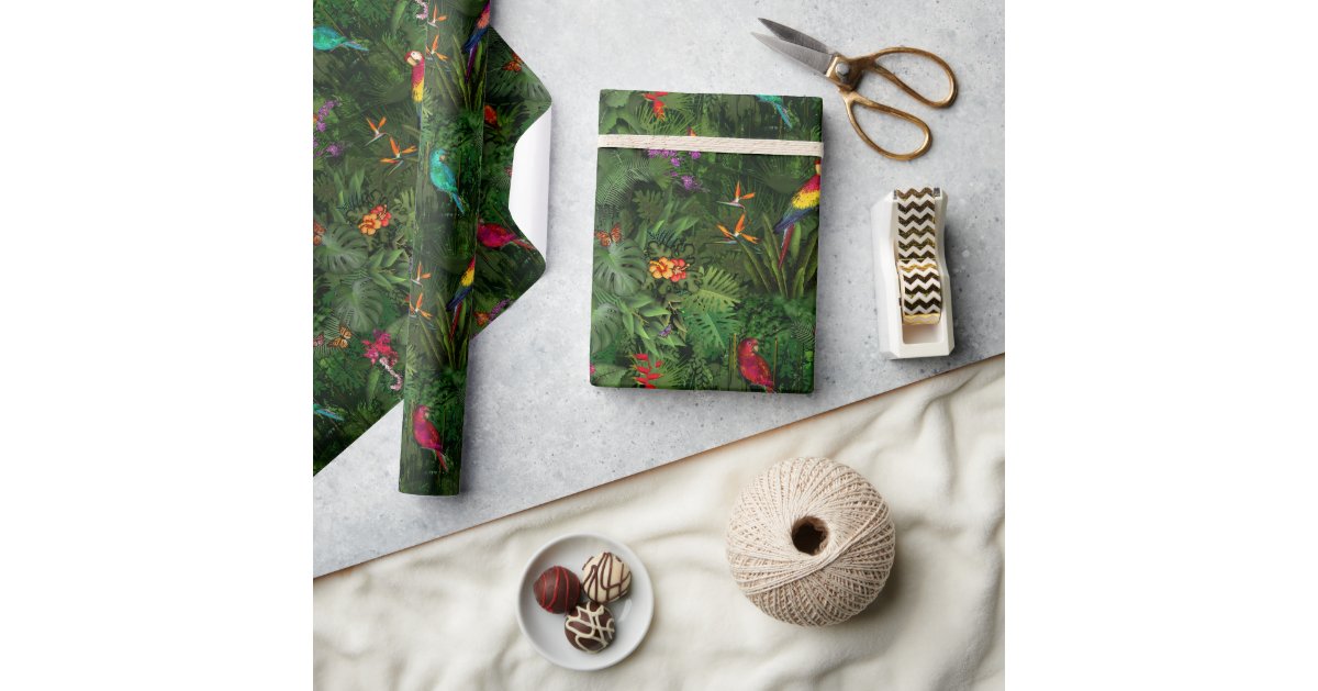 Jungle Wrapping Paper Zazzle