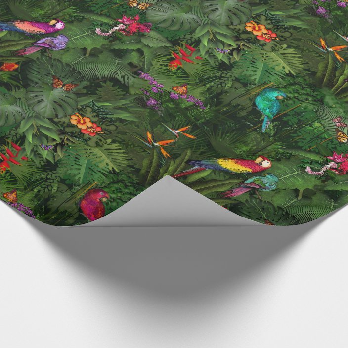 jungle wrapping paper