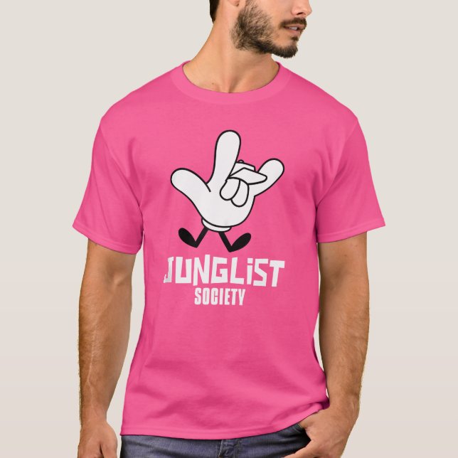 Junglist Drum And Bass Edm Dnb Raver T-Shirt (Front)