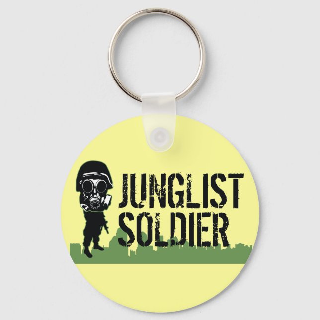 Junglist Soldier Keychain (Front)