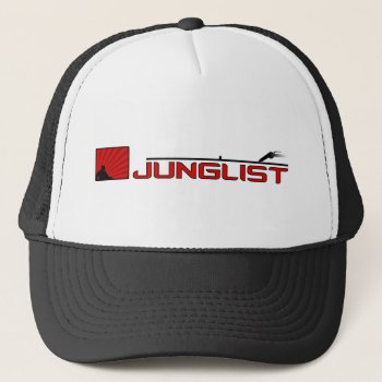 Junglist Turntable Trucker Hat by FreeFormation at Zazzle