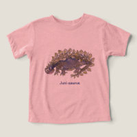 Juni-saurus Cartoon Dinosaur Toddler T-shirt