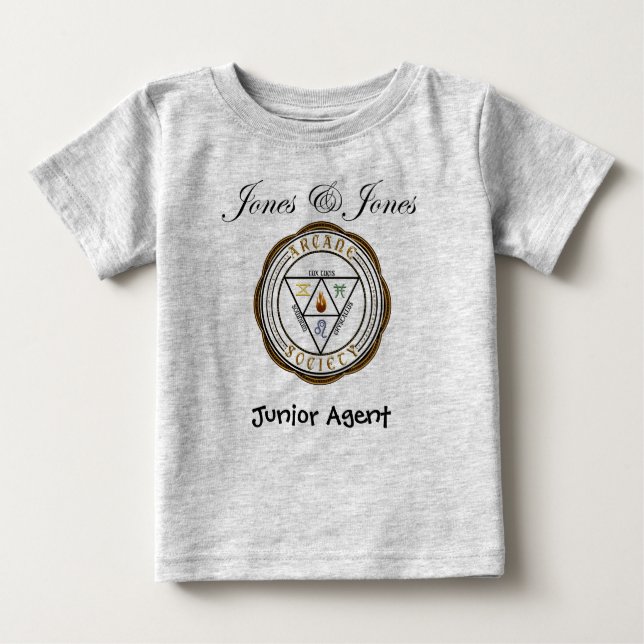 Junior Agent Baby T-Shirt (Front)