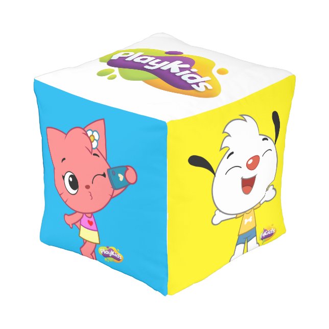 Junior and Friends Outdoor Pouf (Angled Front)