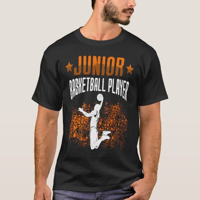 Junior Basketball Player Basketballer Basketballpl T-Shirt (Front)
