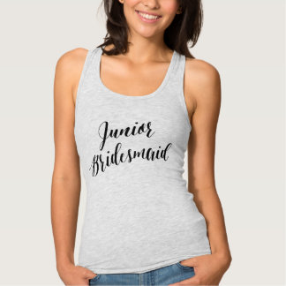 Junior Bridesmaid Black Script Shirt