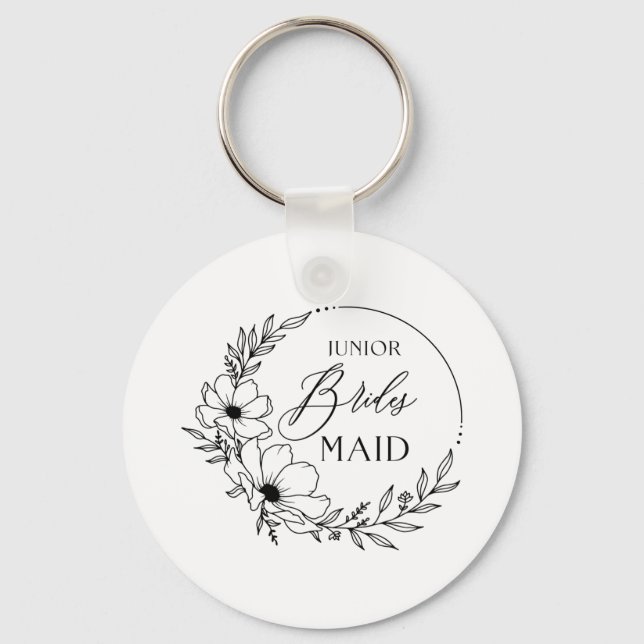 junior bridesmaid keychain (Front)