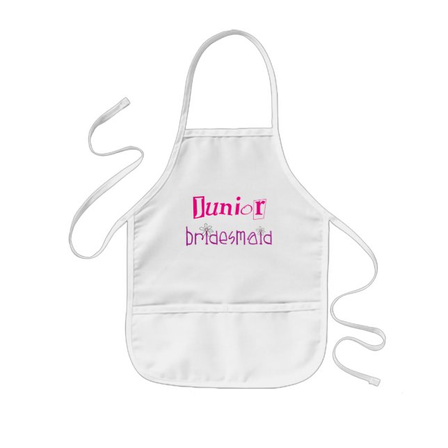 Junior Bridesmaid Kids' Apron (Front)