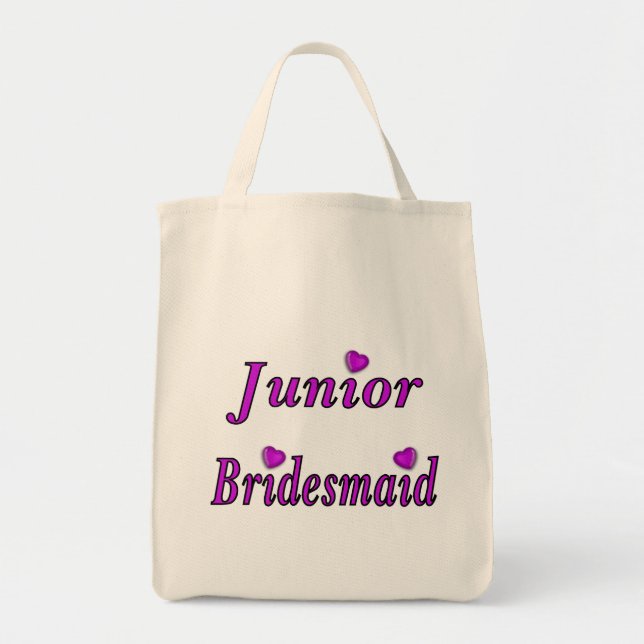 Junior Bridesmaid Simply Love Tote Bag (Front)