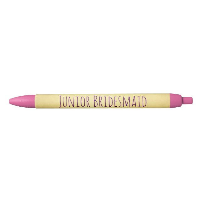 Junior Bridesmaid Souvenir Pen (Front)