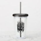 Junior Bridesmaid Wedding Favor Acrylic Tumbler