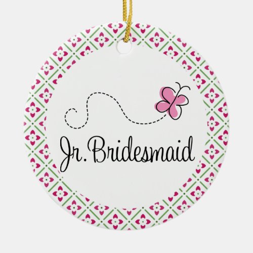 Junior Bridesmaid Wedding Keepsake Ornament Gift