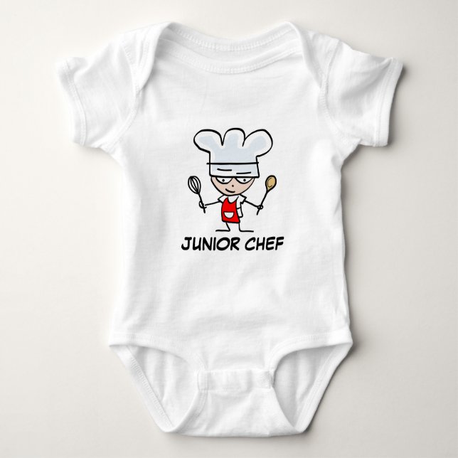 Junior chef baby outfit baby bodysuit (Front)