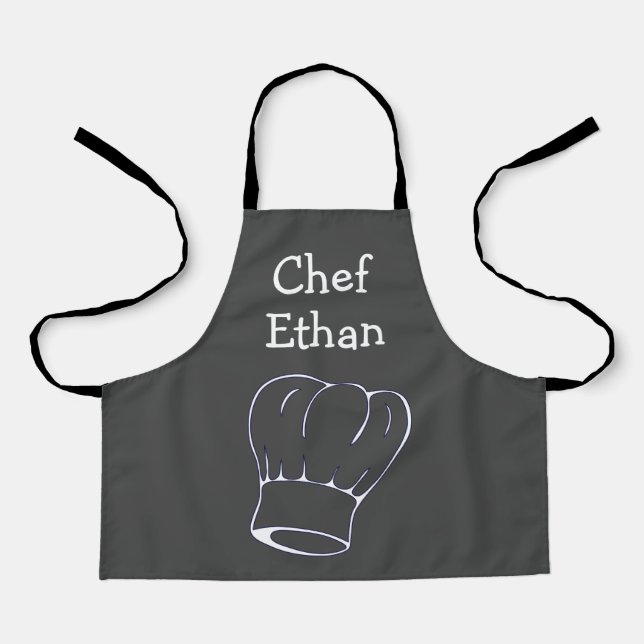 Junior chef boys gourmet kids apron (Front)