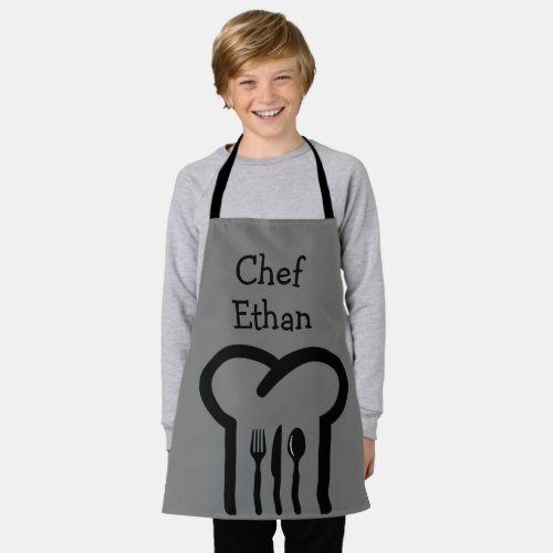 Junior chef boys gourmet kids apron