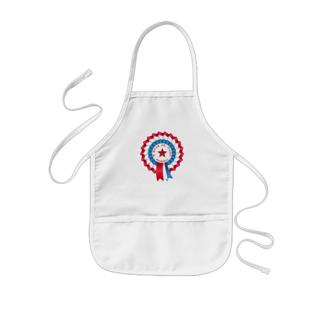Junior Chef Ribbon Personalized Apron (Front)